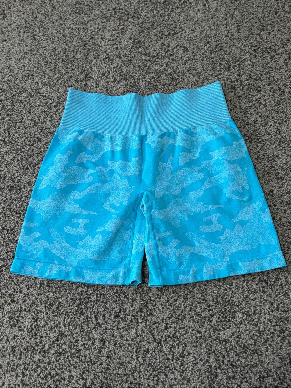 NVGTN Women's Athletic Shorts in Bright Turquoise Blue